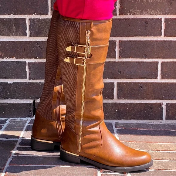 Top Moda Tan Boot Ginger-1 - Picture 5 of 8